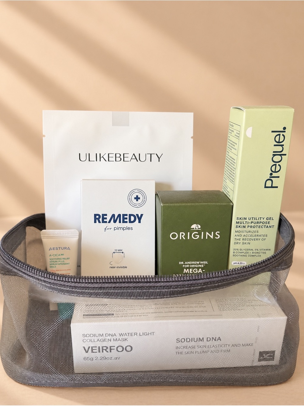 New Skincare Self Care Bundle | Origins Mega Mushroom Prequel Aestura Remedy +